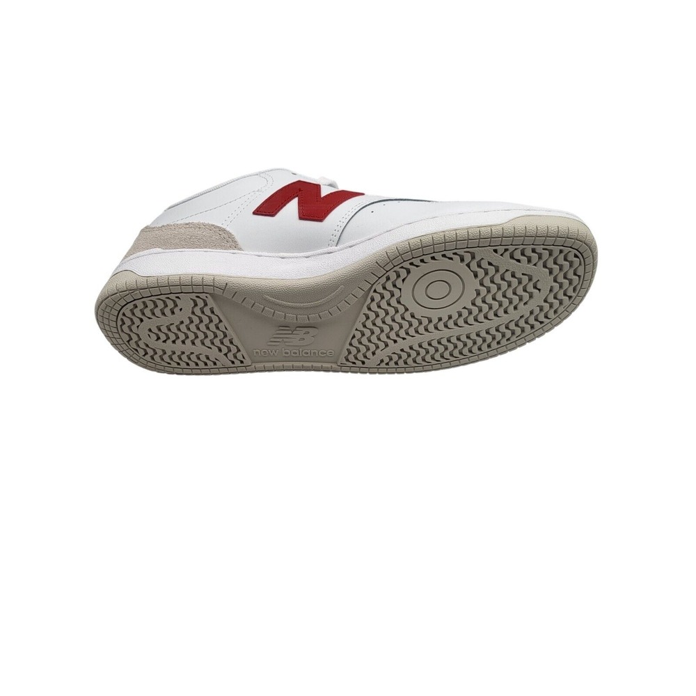New Balance BB80 Men's Sneakers White Red Size 9.5 NWT - Picture 13 of 16